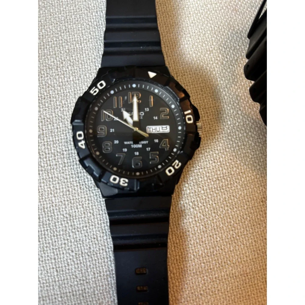 Casio G-Shock DW-6900 & MRW-200H Watch Lot OS Black Sport Tactical Rugged